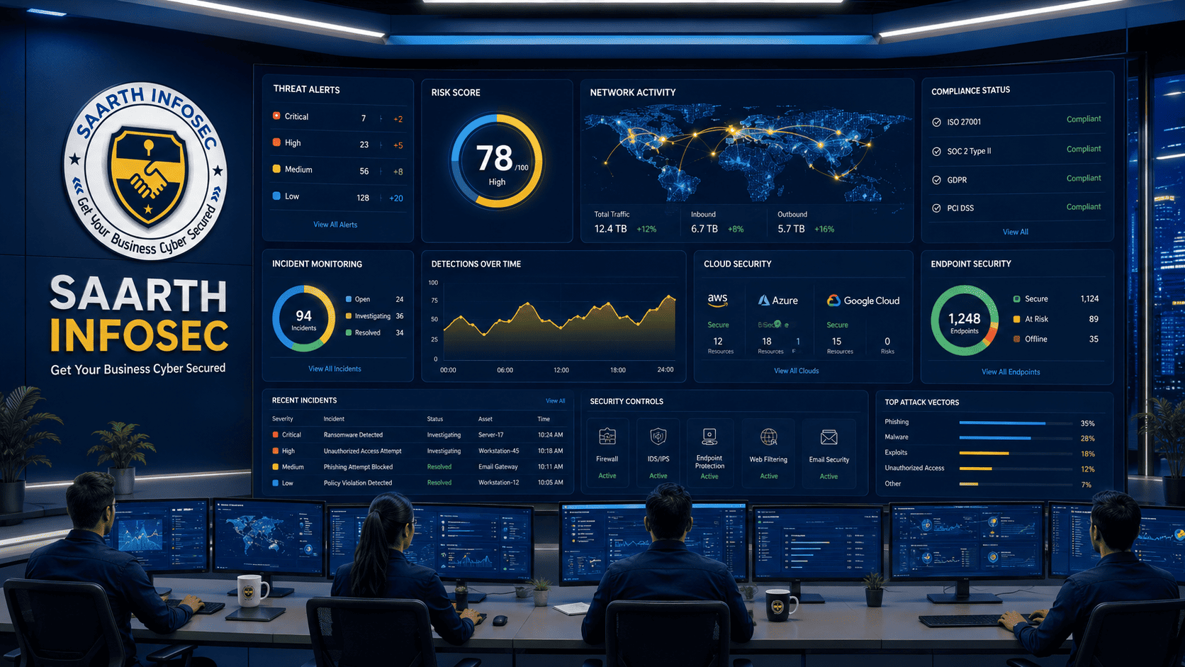 Cyber security risk assessment and improvement roadmap consulting process